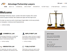 Tablet Screenshot of advantagepartnership.net